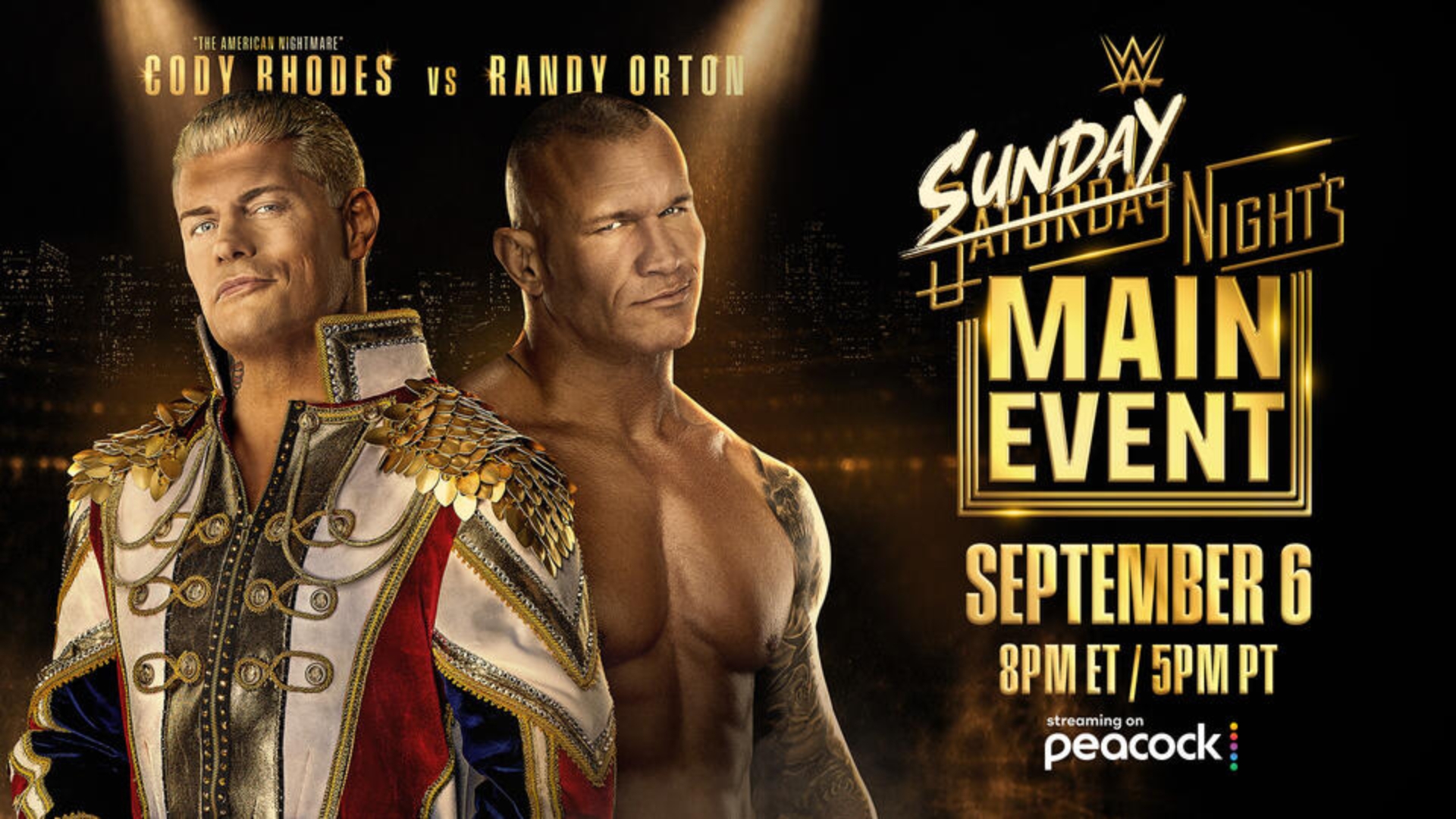 Cody Rhodes, Randy Orton, WWE Sunday Night's Main Event