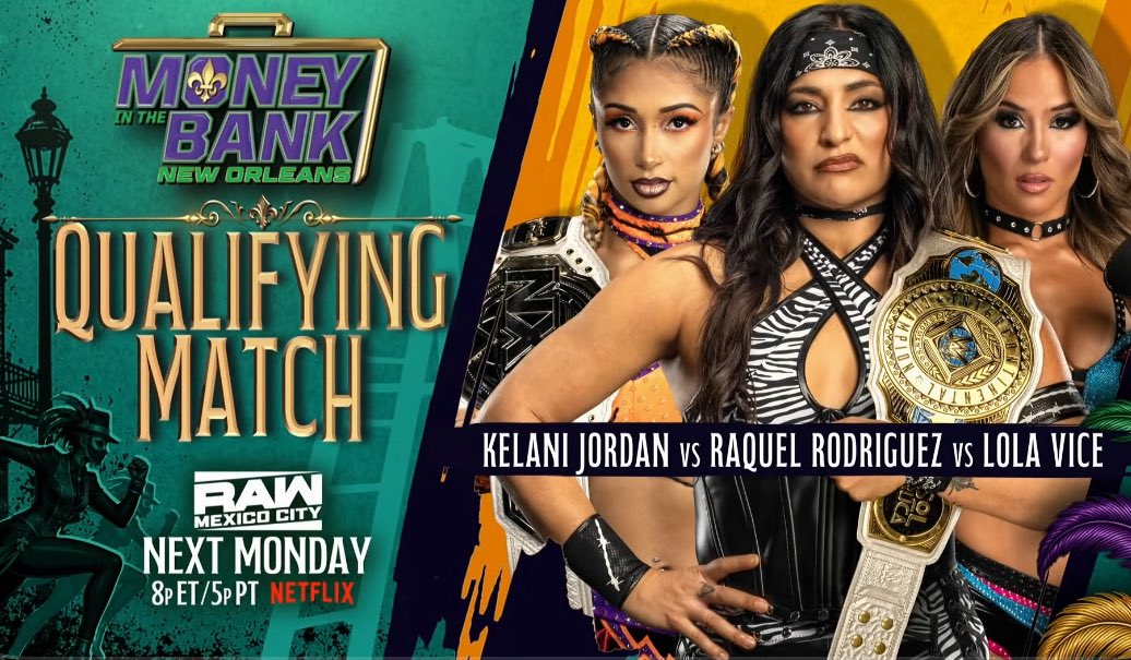 Two Money In The Bank Qualifying Matches Set For 9/14 WWE Raw