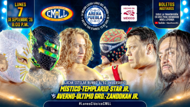 CMLL Lunes Clásico Results (9/7/2026)