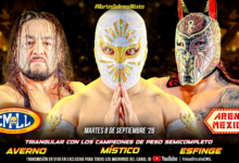 CMLL Martes de Arena México Results (9/8/2026)