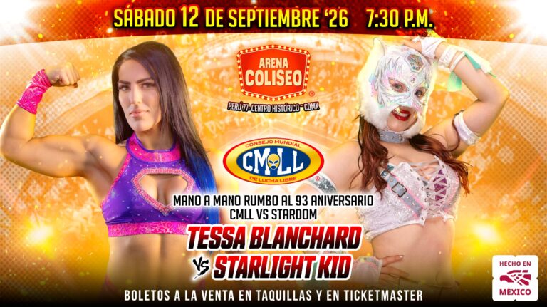Tessa Blanchard Announced For 9/12 CMLL Event