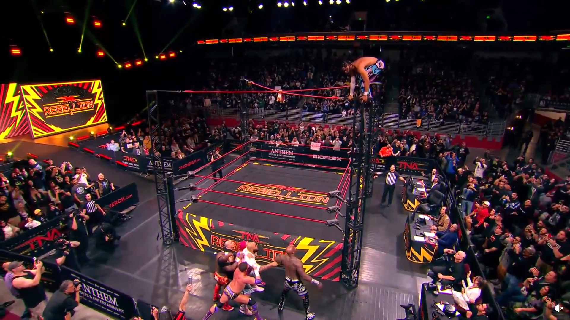 Leon Slater States That TNA Management Didn’t Know He Was Doing Swanton 450 Off Ultimate X Structure At 2025 Rebellion PPV