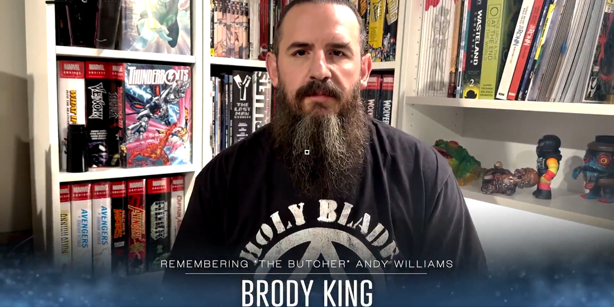 AEW Collision Pays Tribute to Andy “The Butcher” Williams