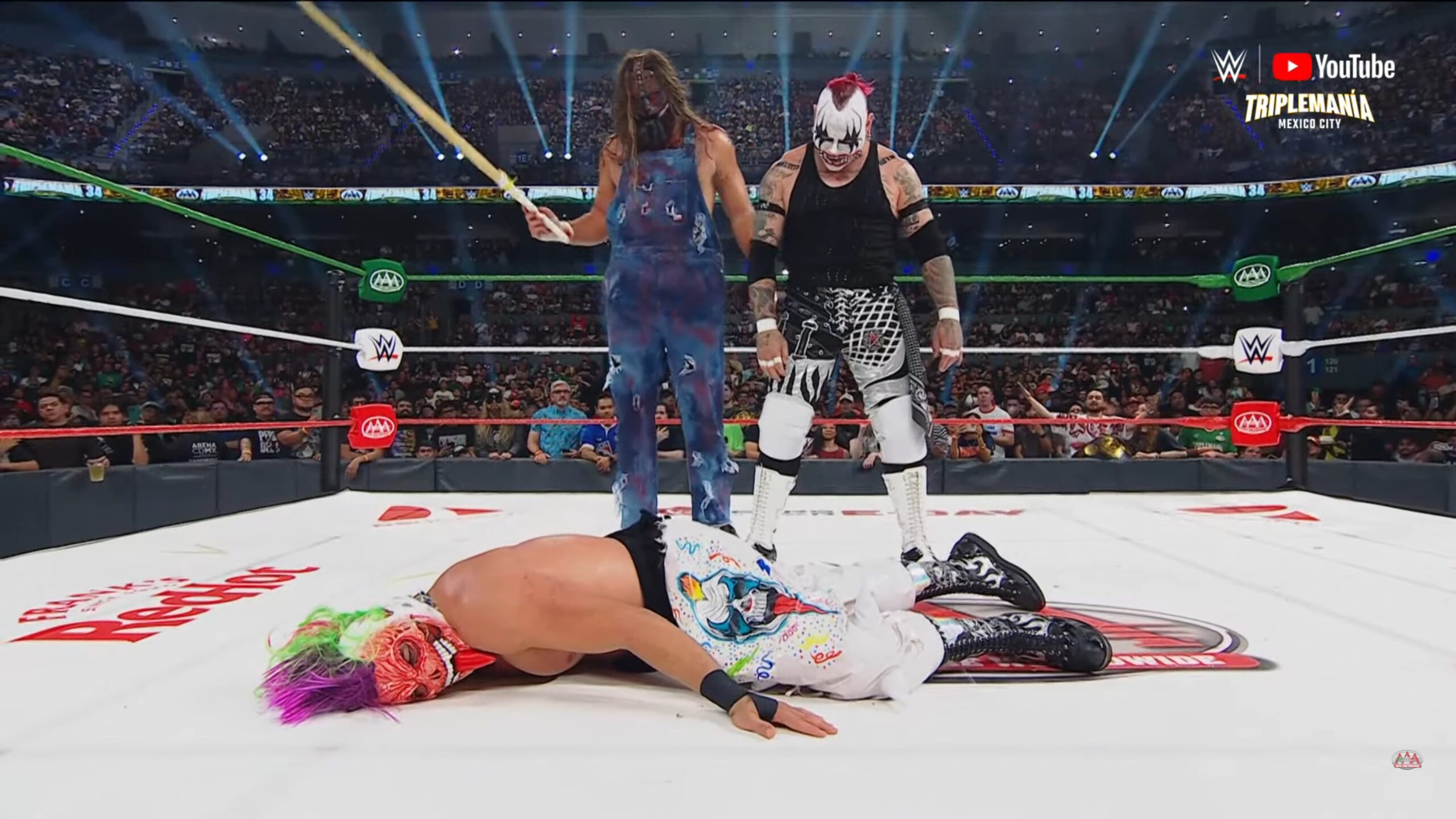 Pagano Turns On Psycho Clown & Aligns With El Carnicero At AAA Triplemanía 34