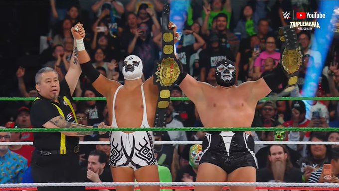 The Wagner Brothers Answer The War Raiders’ Open Challenge At AAA Triplemania 34, Win AAA World Tag Team Titles