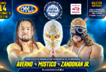 CMLL Lunes Clásico Results (9/14/2026)