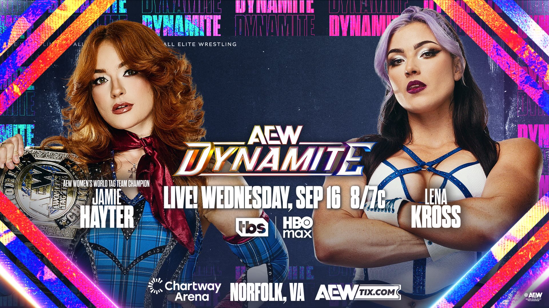 Jamie Hayter vs. Lena Kross Added To 9/16 AEW Dynamite