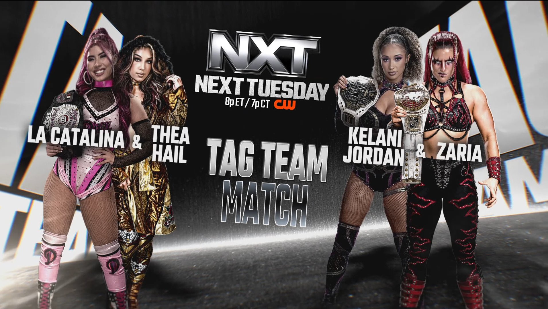 La Catalina & Thea Hail vs. Kelani Jordan & ZARIA, More Set For 9/22 WWE NXT