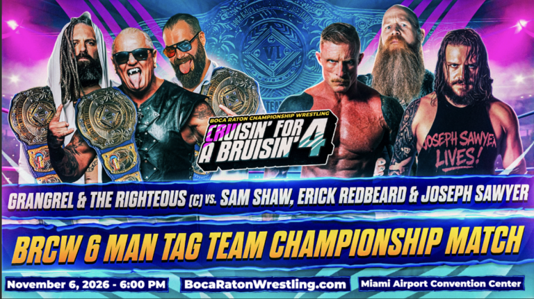 Dexter Lumis, Joseph Sawyer, And Erick Redbeard To Team At BRCW