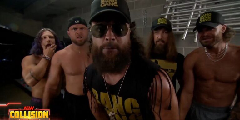 Bang Bang Gang Challenge Death Riders And The Dogs In 10-Man Tailgate Brawl At AEW Tailgate Brawl