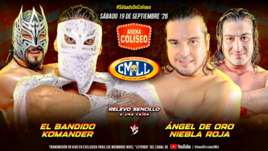 CMLL Sábado De Coliseo Results (9/19/2026)