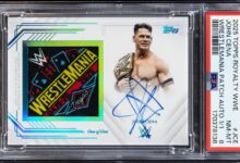 John Cena, WrestleMania 41 patch autograph