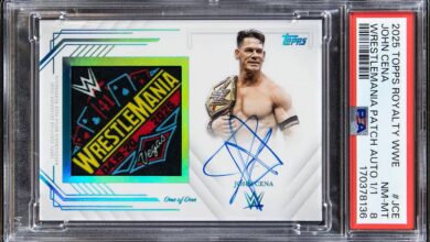 John Cena, WrestleMania 41 patch autograph
