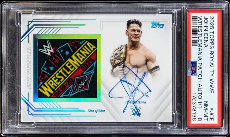 John Cena’s WrestleMania 41 Patch Autograph Card Sells For $329,400