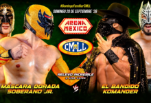 CMLL Domingo Familiar Results (9/20/2026)