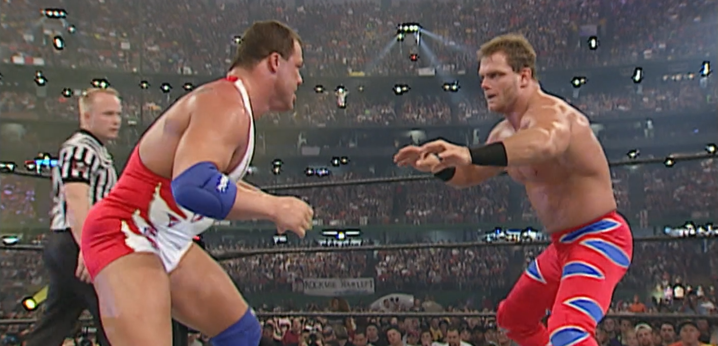 Kurt Angle Blind Ranks His Top 10 Greatest Rivals, Naming Chris Benoit As His Number One