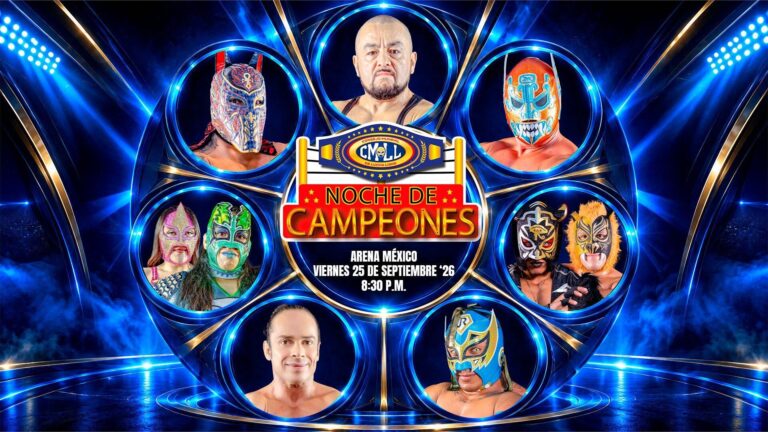 CMLL Noche de Campeones Lineup Announced