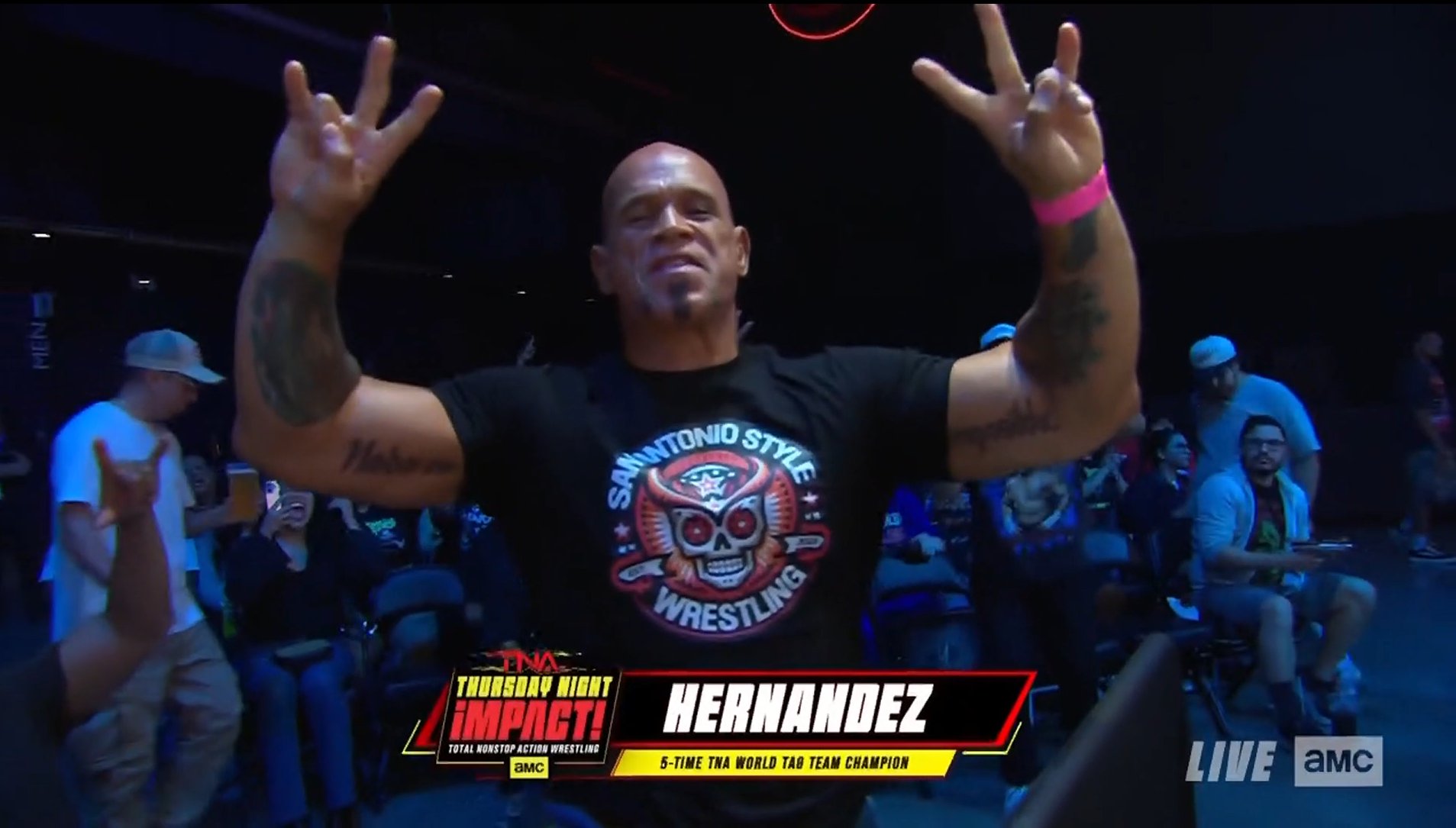 Hernandez In Attendance At 9/24 TNA iMPACT