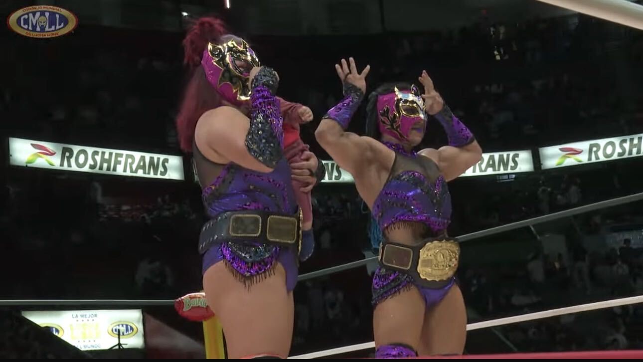Hera & Olympia Win the CMLL Women’s National Tag Team Titles At CMLL Noche de Campeones