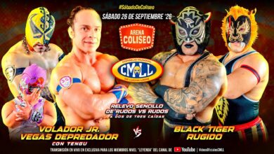 CMLL Sábado De Coliseo Results (9/26/2026)