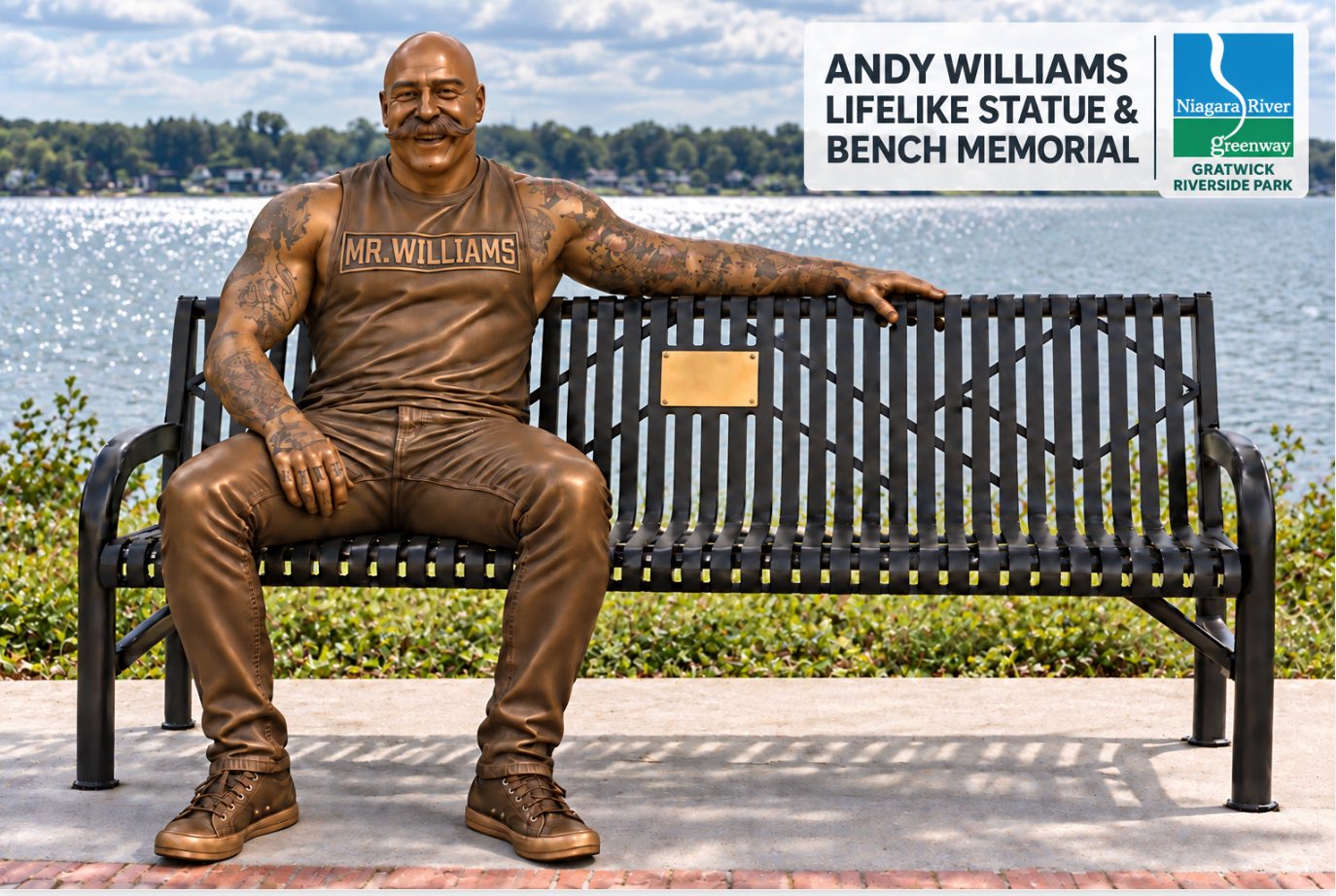 Andy Williams Bench Memorial Coming To Gratwick Riverside Park In New York