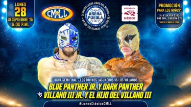 CMLL Lunes Clásico Results (9/28/2026)