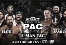 The Elite, Kenny Omega, Young Bucks, Nick Jackson, Matt Jackson, Hangman Adam Page, Don Callis Family, Kevin Knight, Kyle Fletcher, Rocky Romero, Trent Beretta