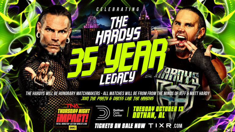 The Hardys To Have Full Creative Control Of 10/13 TNA Impact Taping