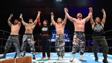 David Finlay, Drilla Moloney, Red Shoes Unno, Clark Connors, Gabe Kidd, Taiji Ishimori, War Dogs, The Dogs