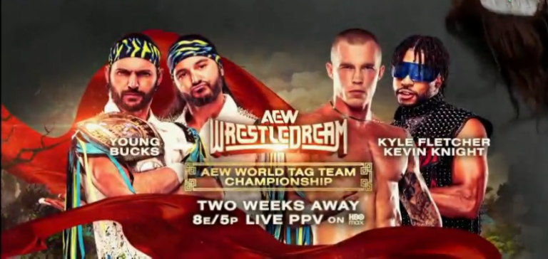 Young Bucks To Defend AEW World Tag Team Championship Against Kevin Knight And Kyle Fletcher At AEW WrestleDream