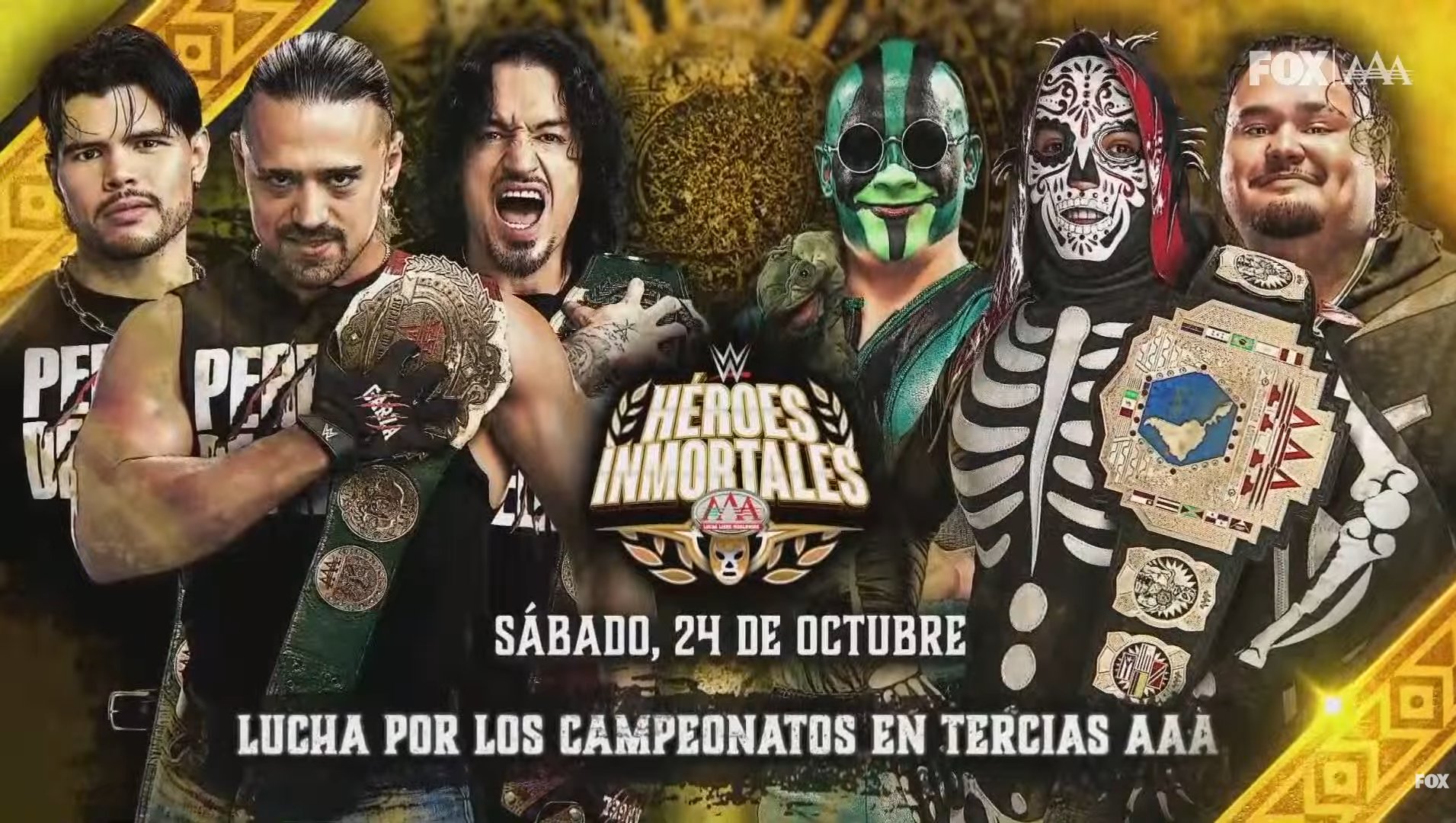 AAA World Trios Championship Match Set For Héroes Inmortales