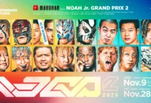NOAH Jr. Grand Prix, Kai Fujimura, Alejandro, Dragon Bane, Kid Lykos, Kid Lykos II, YO-HEY, Jun Masaoka, Tadasuke, Shuji Kondo, Daiki Odashima, HIROKI, HAYATA, Sidney Akeem, Tsunagu Sato, BUSHI, Yuto Koyanagi, Hiroya Namiki