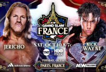 chris jericho nick wayne aew Grand Slam France