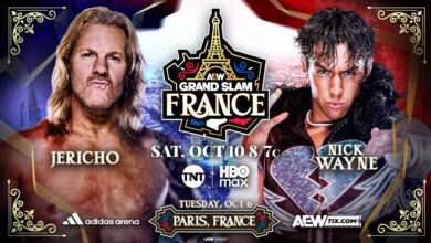 chris jericho nick wayne aew Grand Slam France