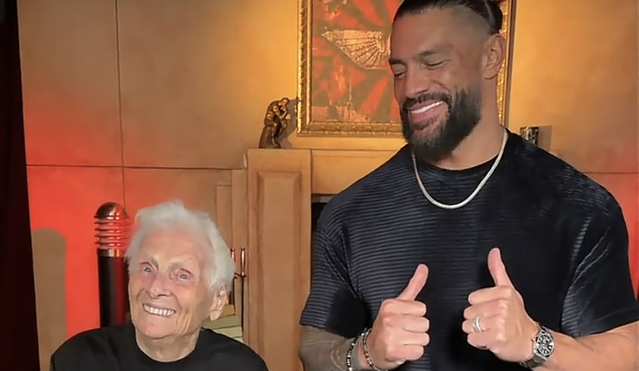 Roman Reigns Takes Couples Challenge With Gangtster Granny