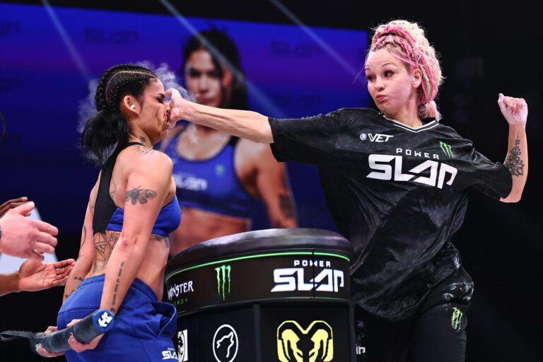 HollyHood Haley J Wins Power Slap Contest By Unanimous Decision