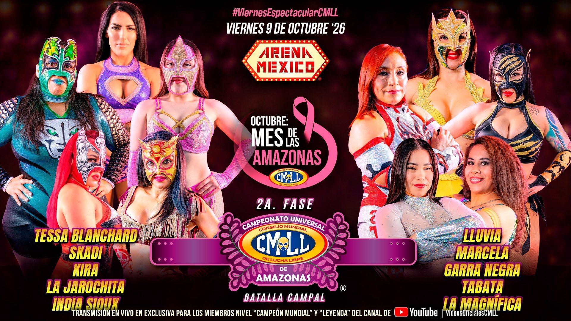 CMLL Viernes Espectacular Results (10/9/2026)