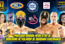 CMLL Lunes Clásico Results (10/12/2026)