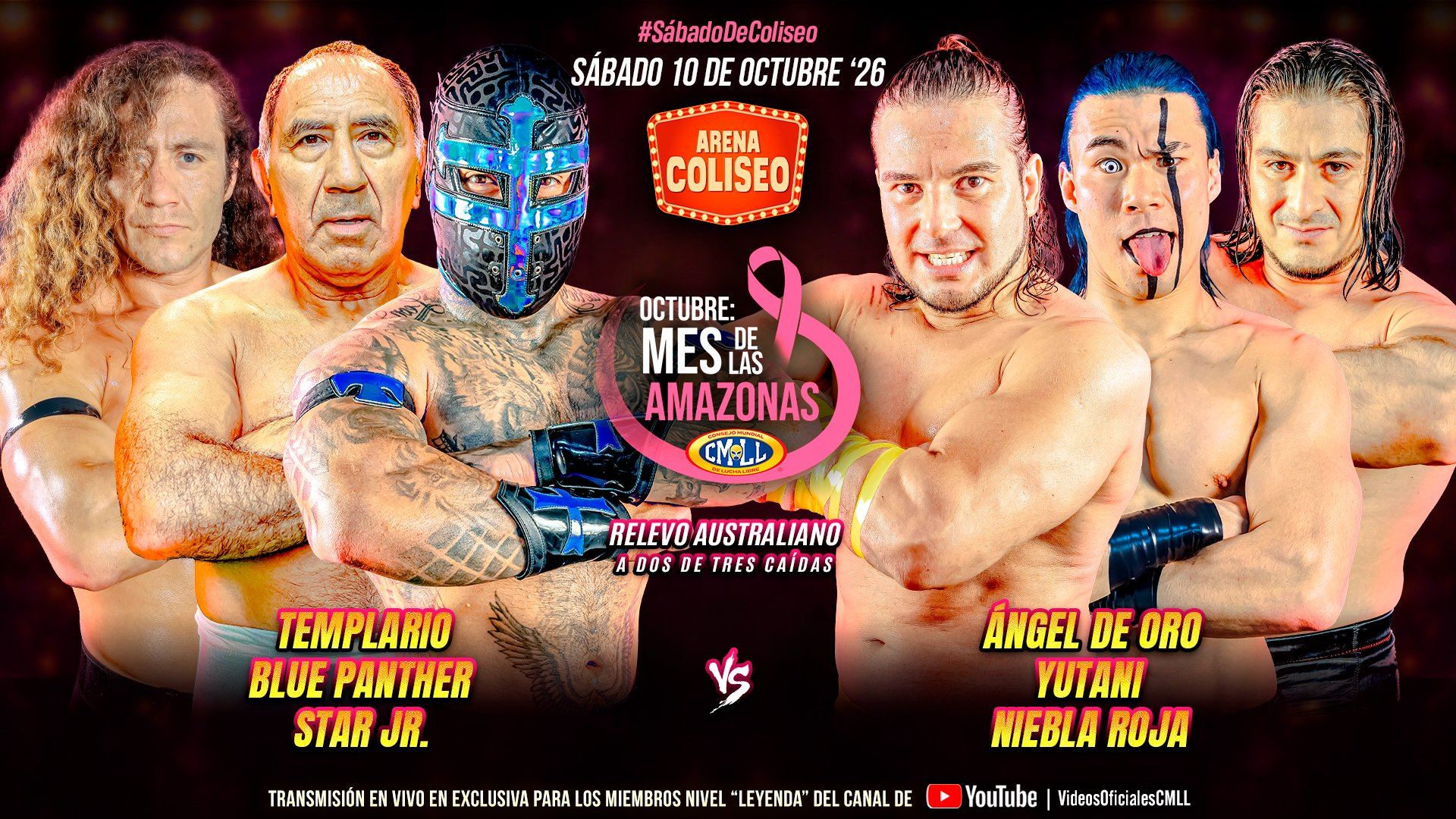 CMLL Sábado De Coliseo Results (10/10/2026)