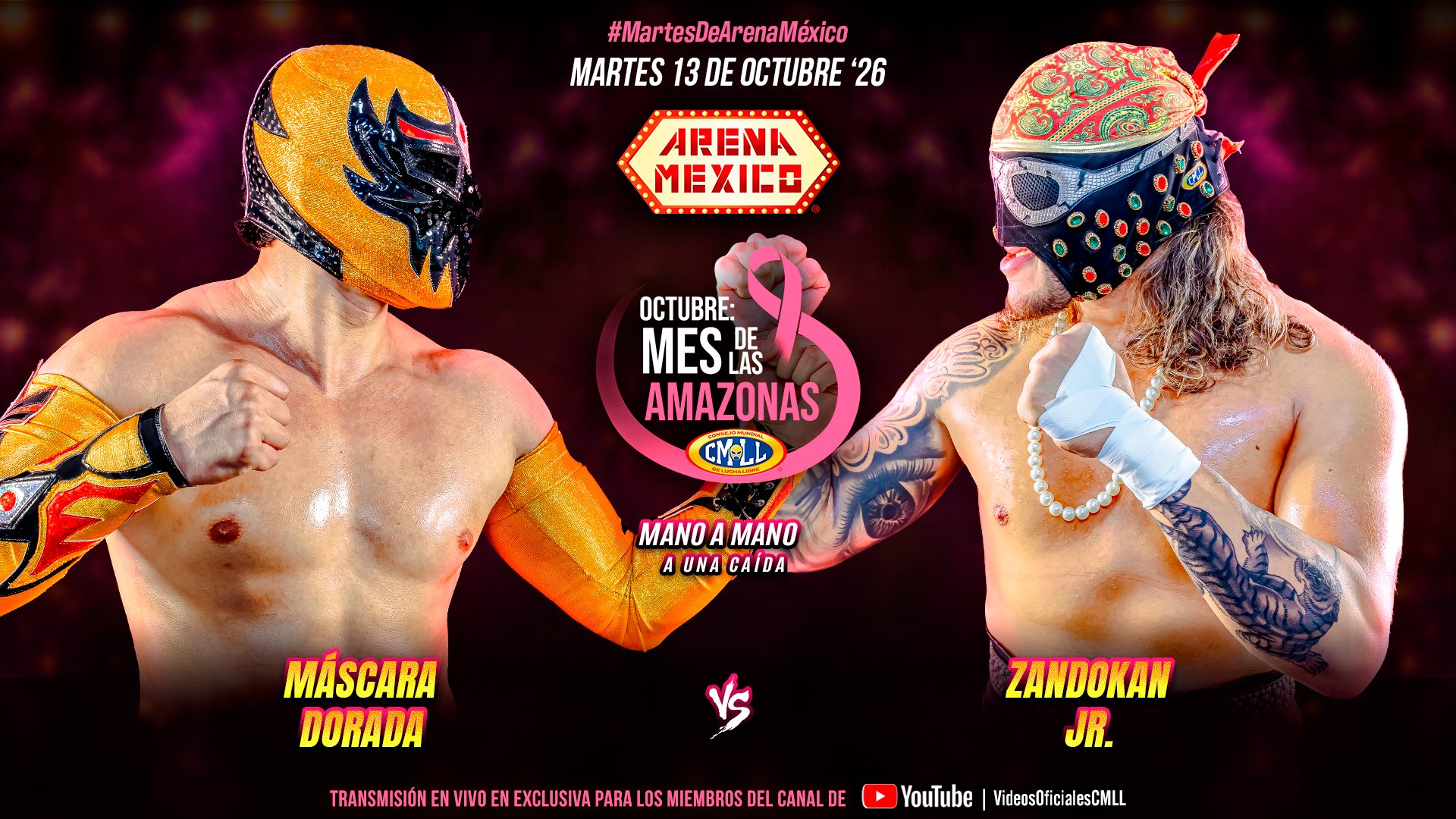 CMLL Martes de Arena Mexico Results