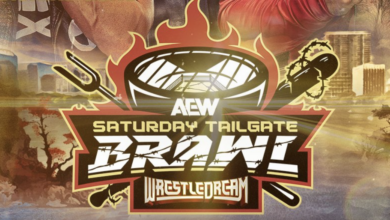 AEW WrestleDream Tailgate brawl