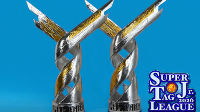 njpw super junior tag league trophies