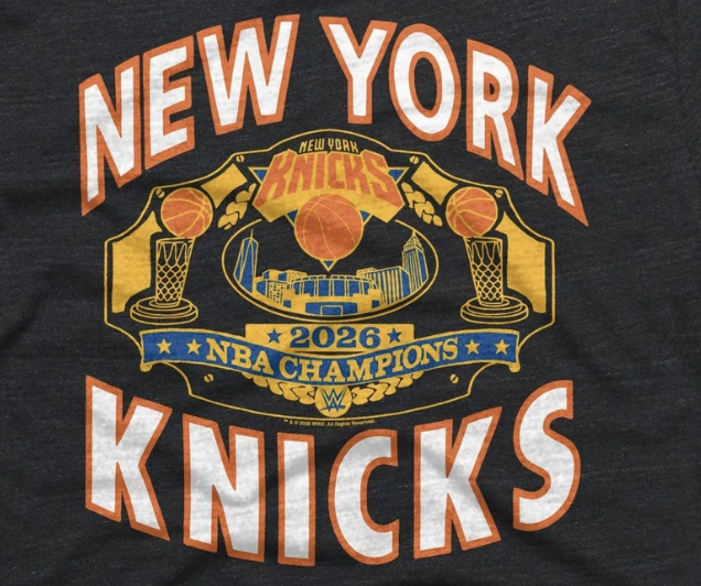 HOMAGE lanza camiseta de los Knicks con el Campeonato de WWE