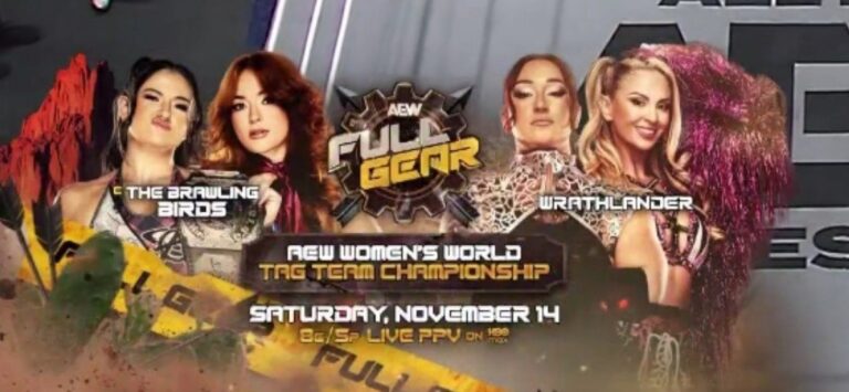 AEW Women’s Tag Team Title Bout Added To AEW Full Gear