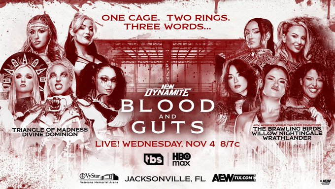 Women’s Blood And Guts Match Made On 10/24 AEW Collision