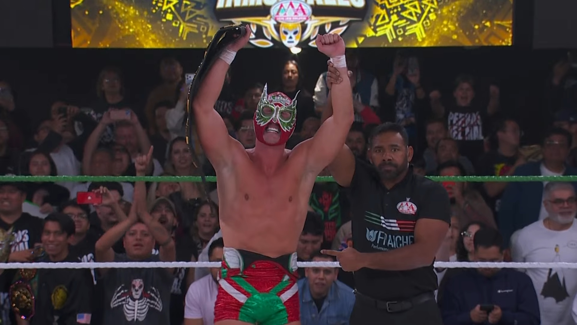 El Grande Americano Receives Assist From Rey Mysterio To Retain AAA Mega Title At Héroes Inmortales 2026