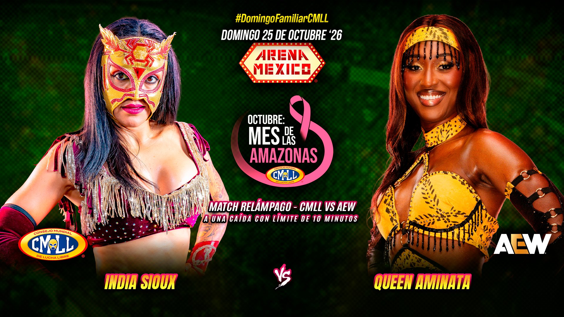 CMLL Domingo Familiar Results (10/25/2026)