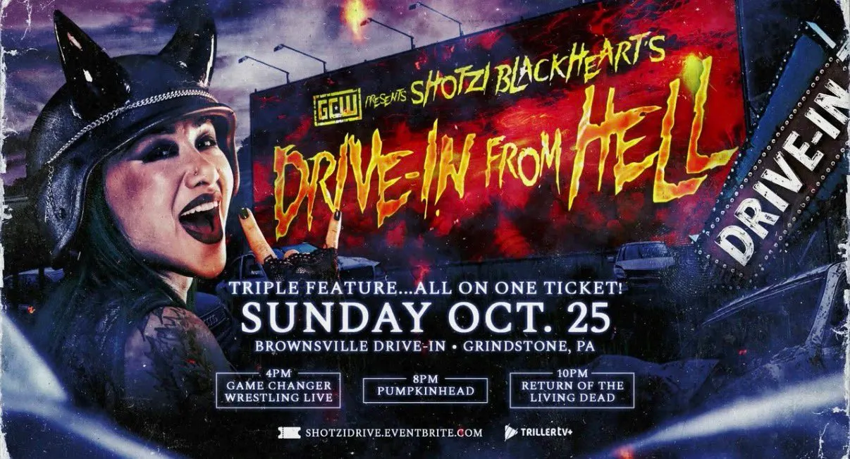 gcw shotzi blackheart drive-in
