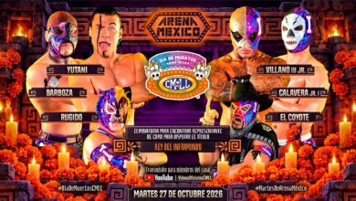 CMLL Día De Muertos Results (10/27/2026)