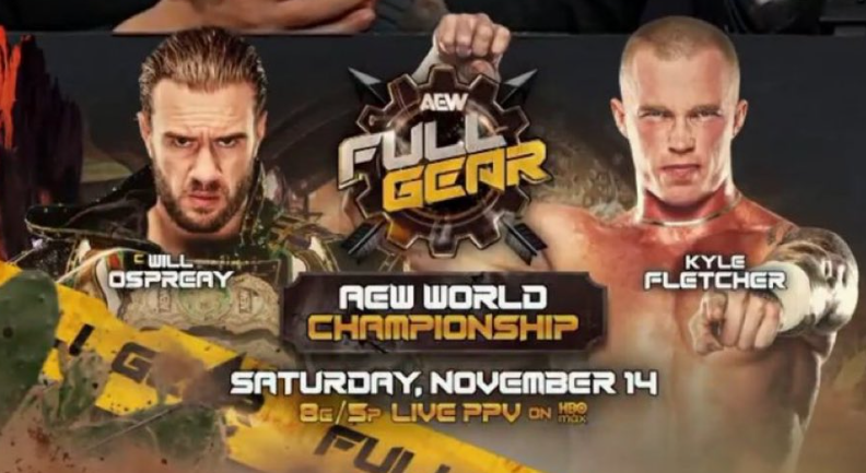 Kyle Fletcher To Challenge Will Ospreay For AEW World Title At AEW Full Gear